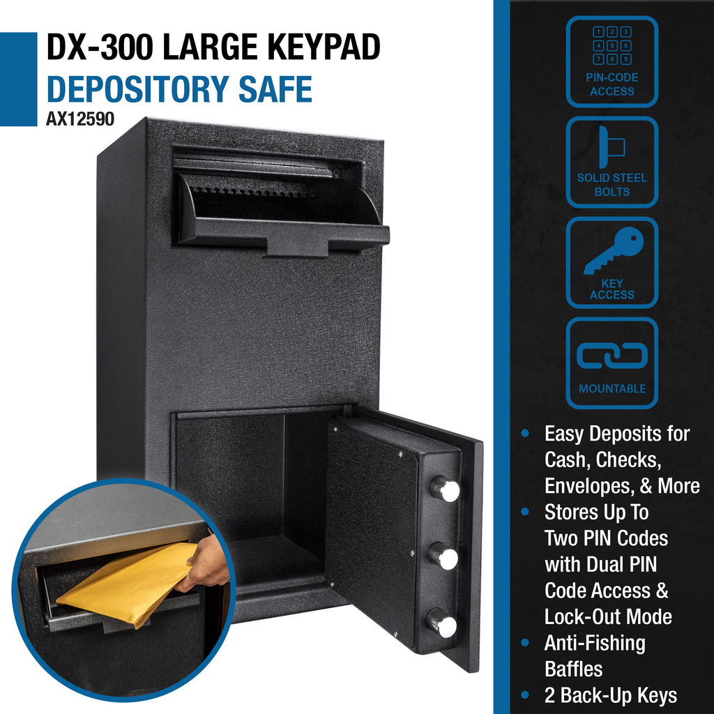 72 Cu Ft Keypad Depository Safe