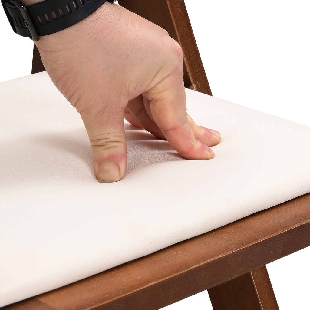 Upholstered Folding Chair Set (4PCS)