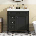 30" Bathroom Vanity with Top Sink