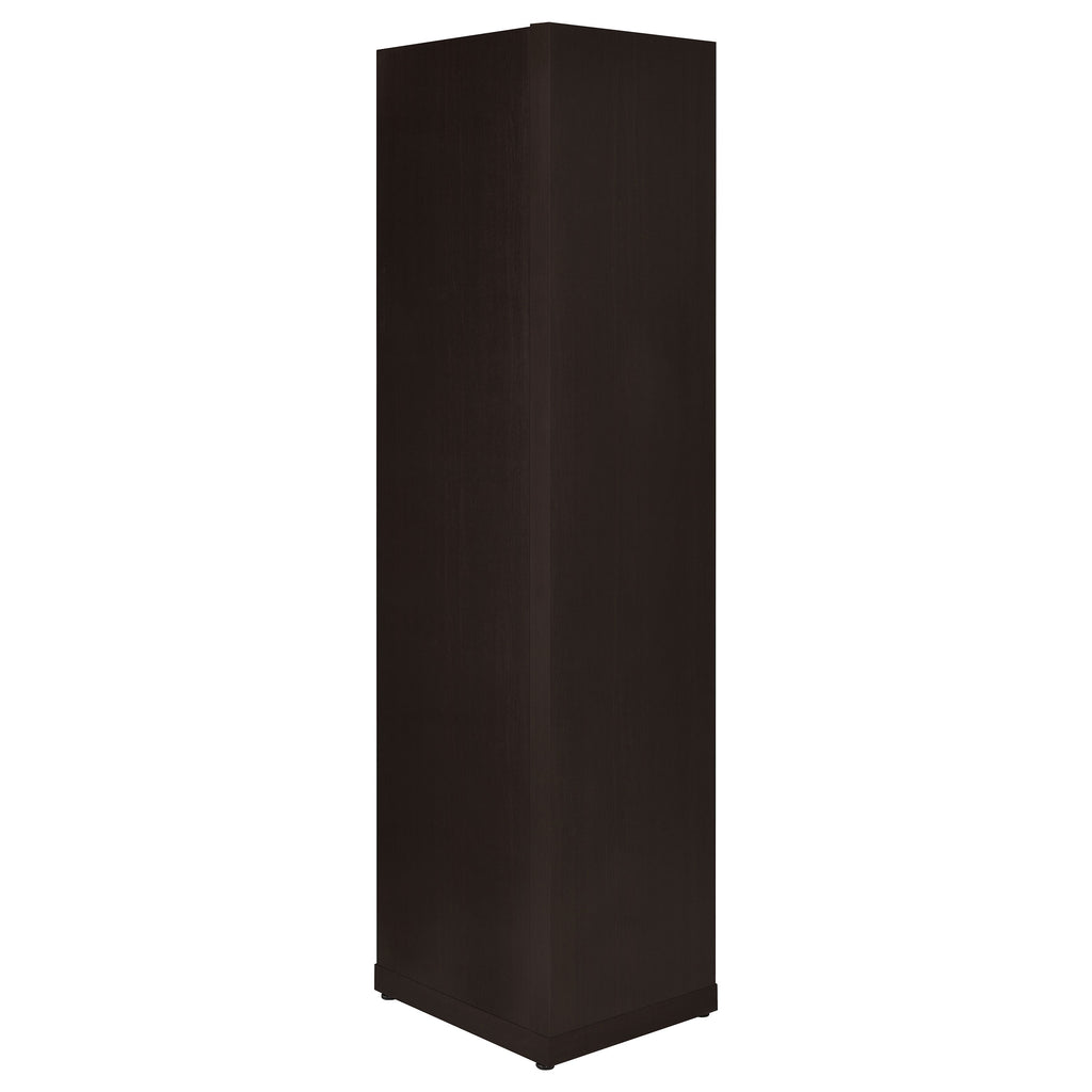 Cappuccino 6-Tier Corner Bookcase