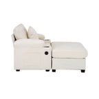Ergonomic Oversized Chair with Ottoman