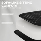 Gaming Chair with Massage and Footrest
