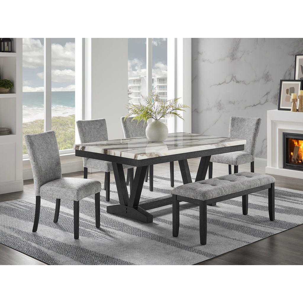 Panda Marble Dining Table