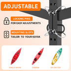 82"H Kayak Storage Rack