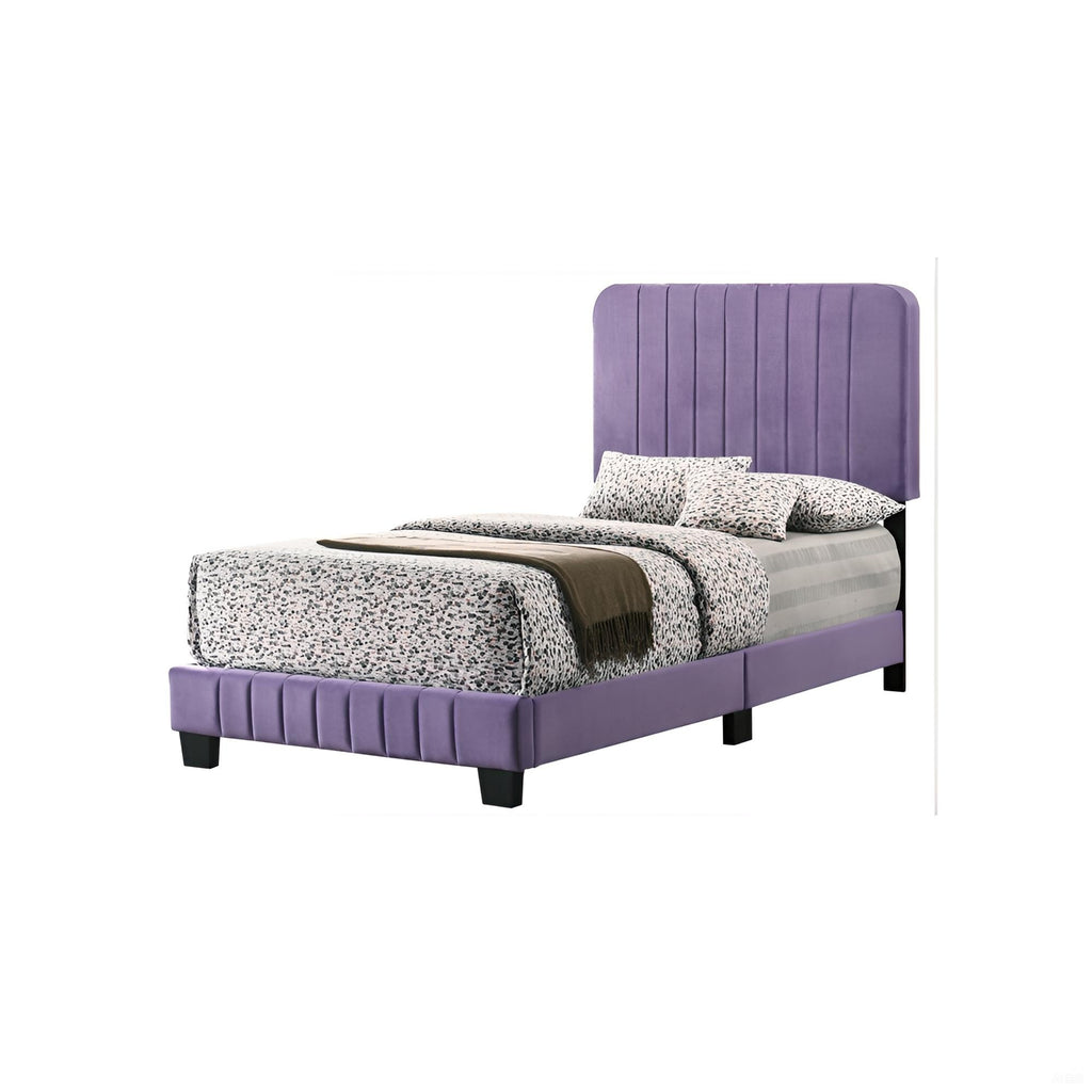 Contemporary Twin Bed In Vibrant