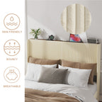 Queen Size Platform Bed with Charging Station