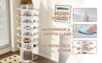 7-Tier Rotating Shoe Rack Tower