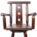 Rustic Bar Stool - Fir Wood Construction