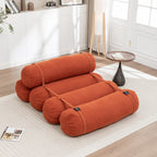 Adjustable Floor Sofa - Corduroy Lazy Sofa with Adjustable Straps