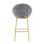 Celano Indoor Metal Upholstered Barstool