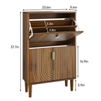 Shoe Storage Cabinet with 2 Flip Drawers