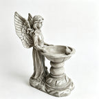 15.35" High Angel Bird Bath Sculpture