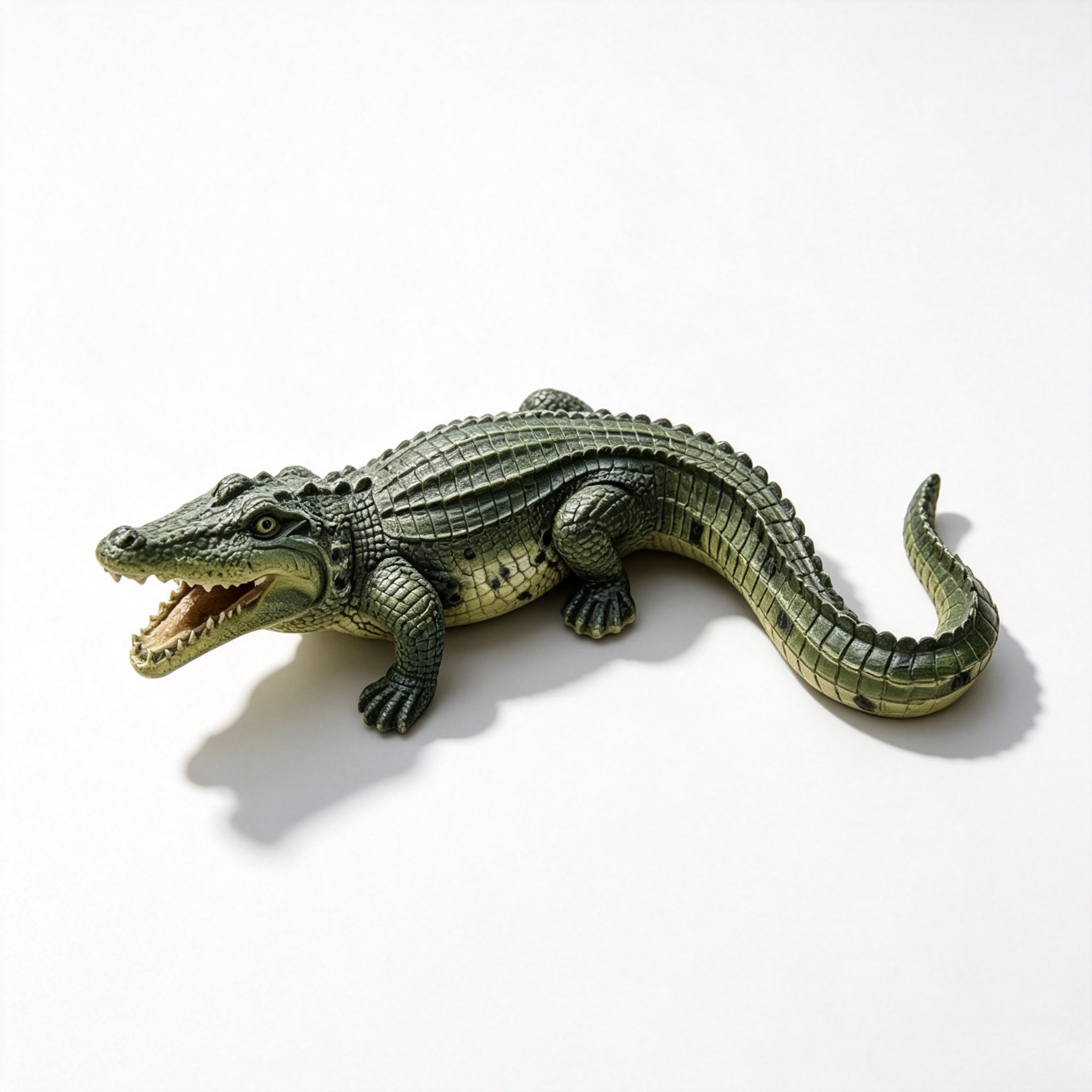 23" Simulated Crocodile Garden Statue