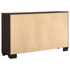 Harrison Dark Cocoa 6-Drawer Dresser