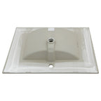 32"x20" White Rectangular Single Vanity Top