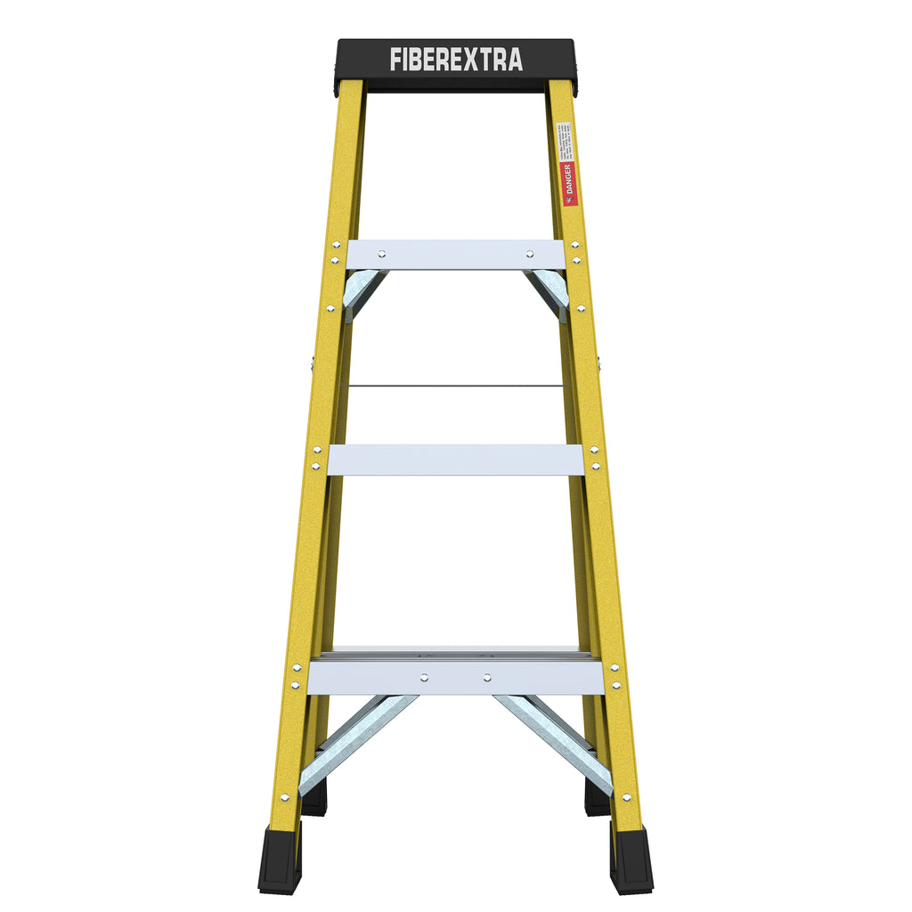 Fiberglass Reinforced Single Side Ladder – Lightweight Non-Conductive Access Ladder 4-Step