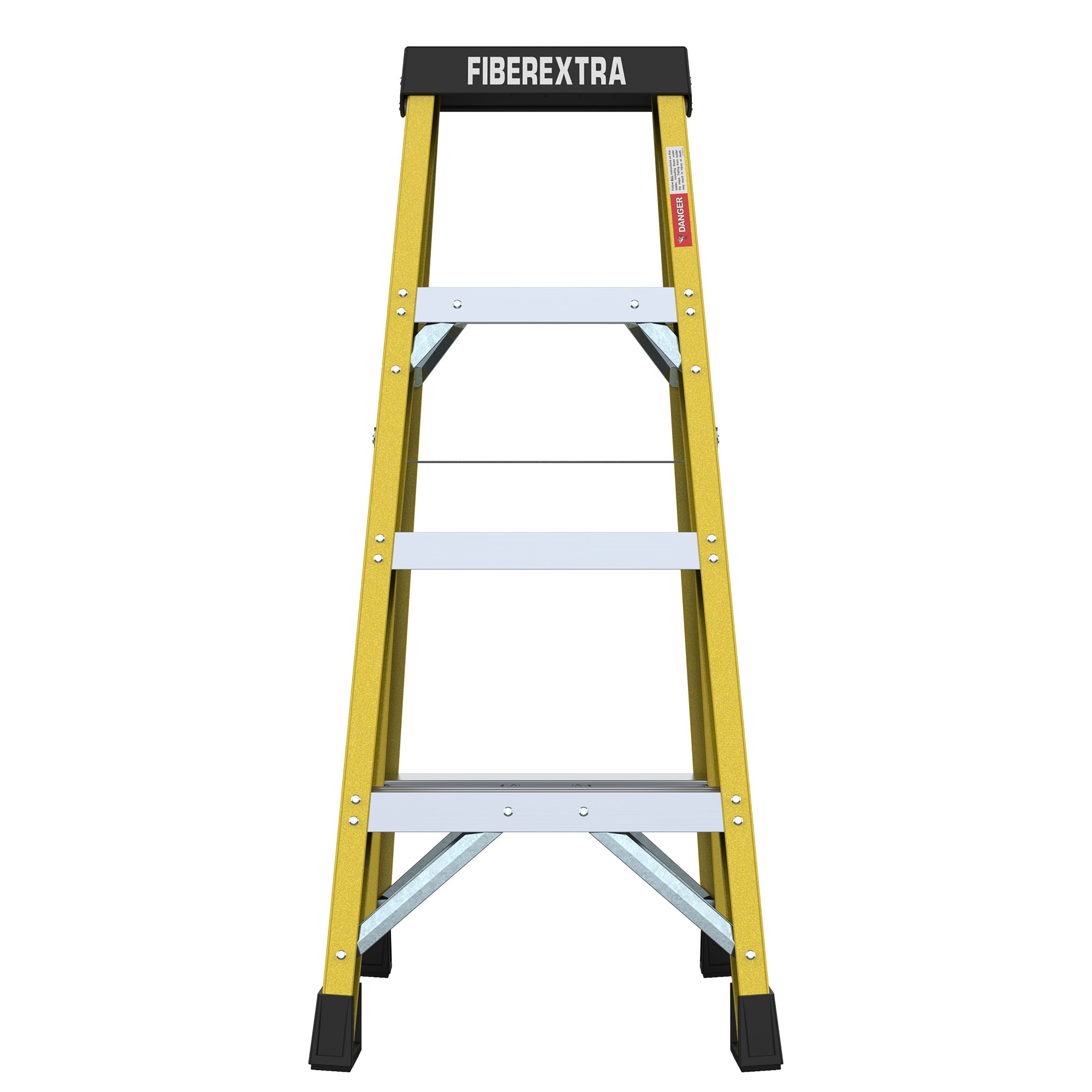 Fiberglass Reinforced Single Side Ladder – Lightweight Non-Conductive Access Ladder 4-Step