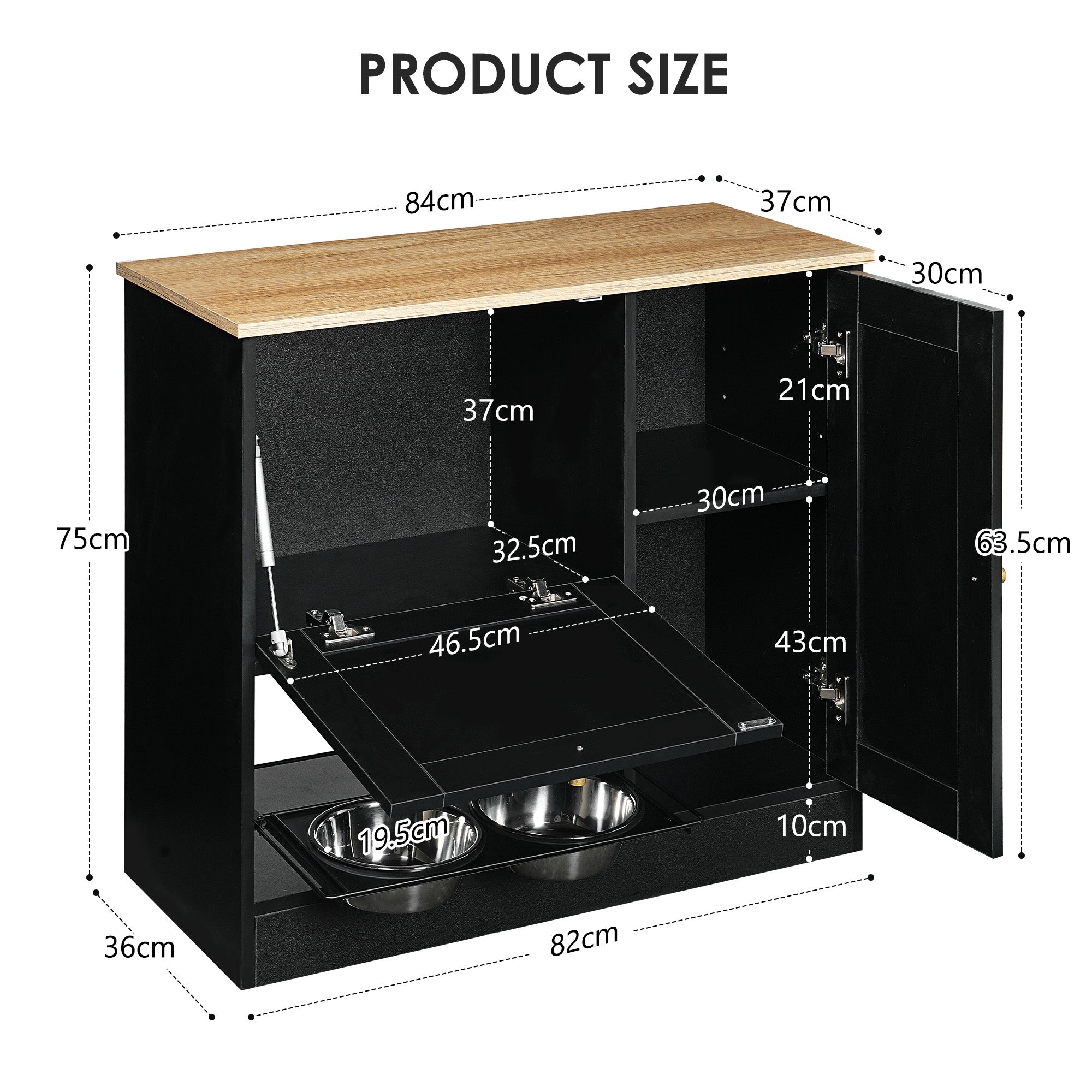Feeding Station with 2 Lockers