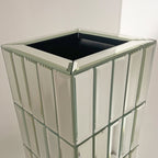 36.02" Tall Mirrored Floor Vase