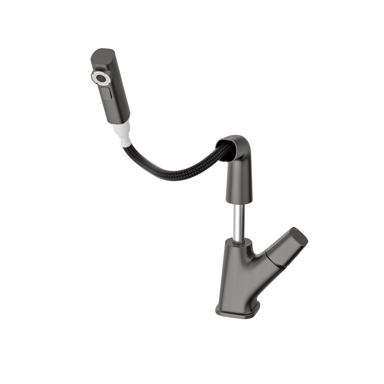 Pull-Down Bathroom Sink Faucet with Three Water Modes