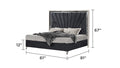 Lavita Modern & Contemporary 4 Pc Queen Upholstered Bedroom Set