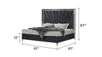 Lavita Modern & Contemporary 4 Pc Queen Upholstered Bedroom Set