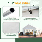 16x32 FT Party Tent with Removable Sidewalls