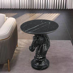 Horse Head Accent Table Animal Statue