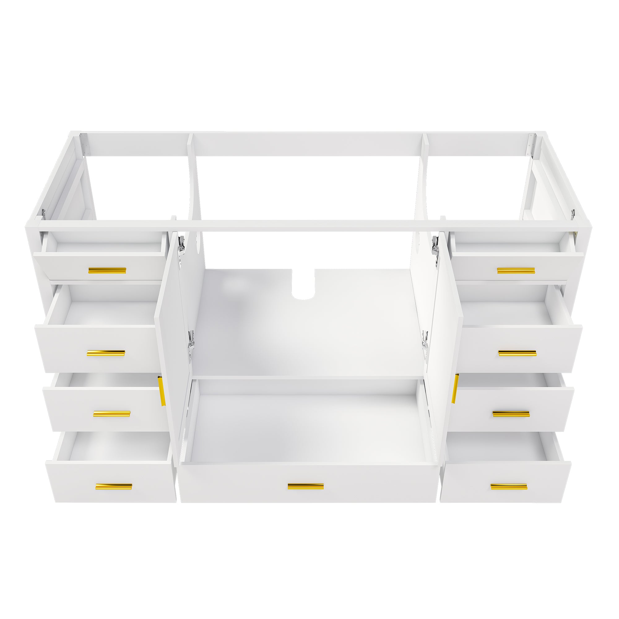 60" Bathroom Vanity Base Cabinet