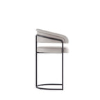 Augusta Metal Upholstered Counter Stool