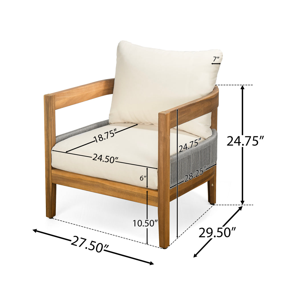 Porto Outdoor Club Chair Sets of 2