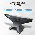 Single Horn 132Lbs Cast Steel Anvil