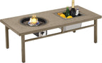 Aluminum Propane Fire Pit Table - 47" 50,000 BTU