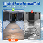 30" Wide Metal Snow Pusher