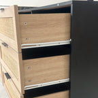 59 Inch 6-Drawer Rattan Storage Cabinet