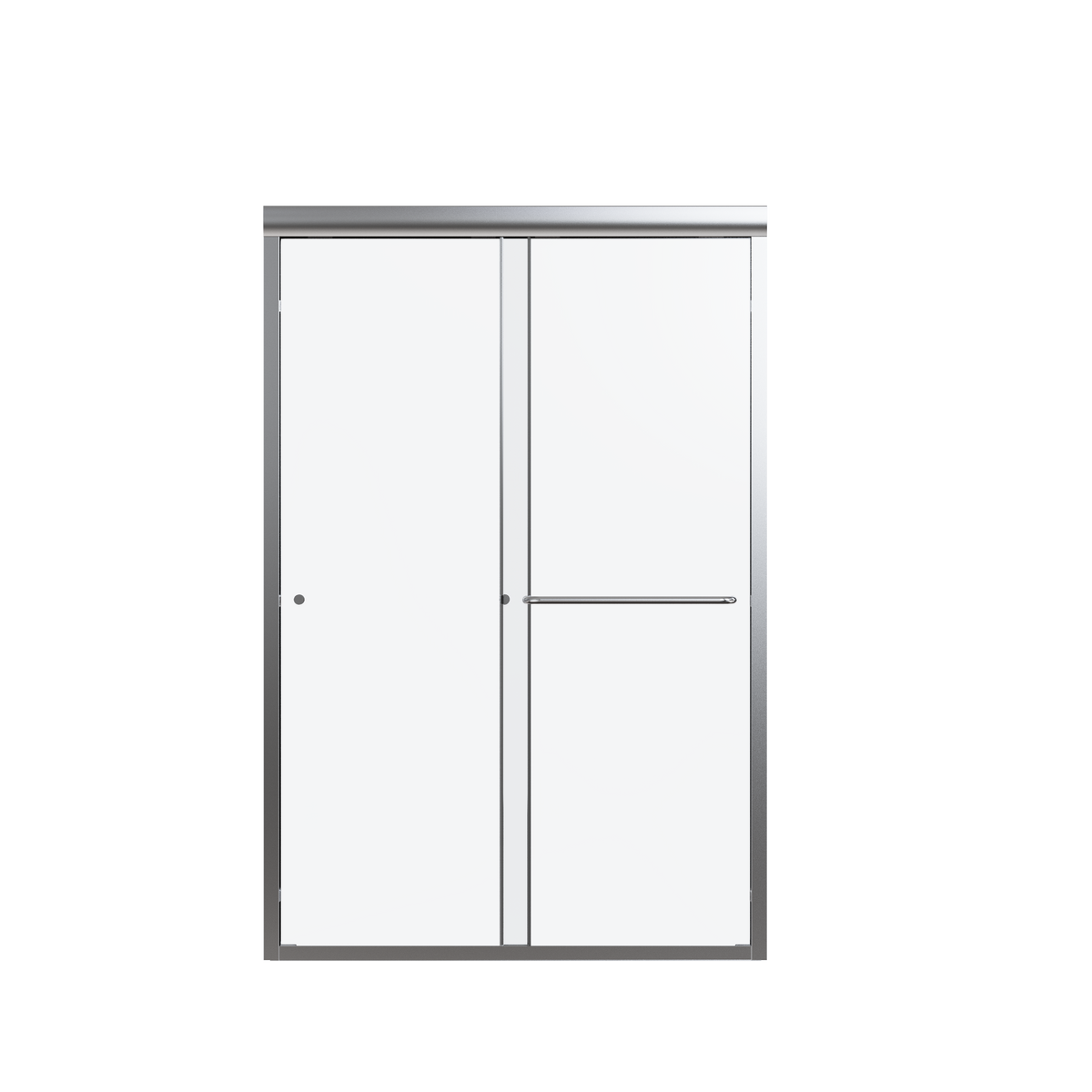 44"-48"W x 72"H Semi-Frameless Double Sliding Shower Door