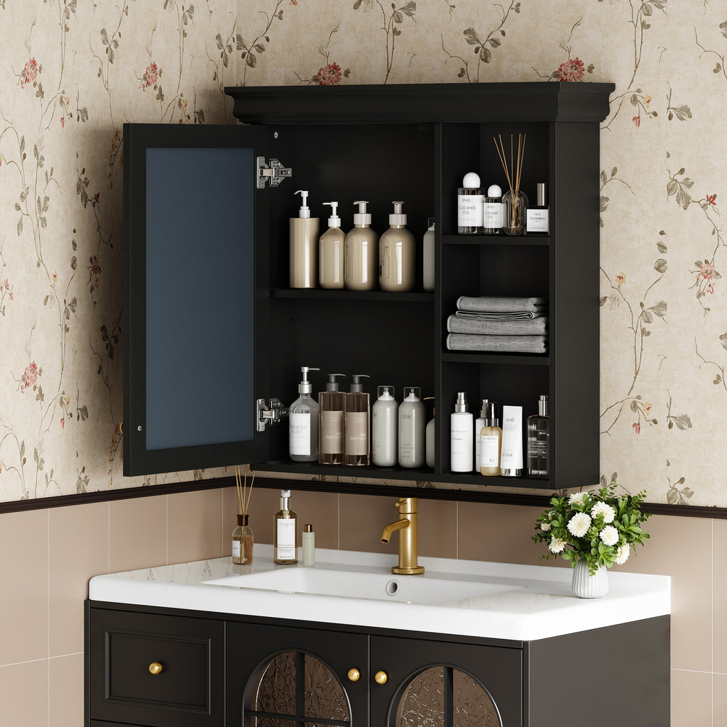 30'' x 28'' Bathroom Medicine Cabinet with Mirror