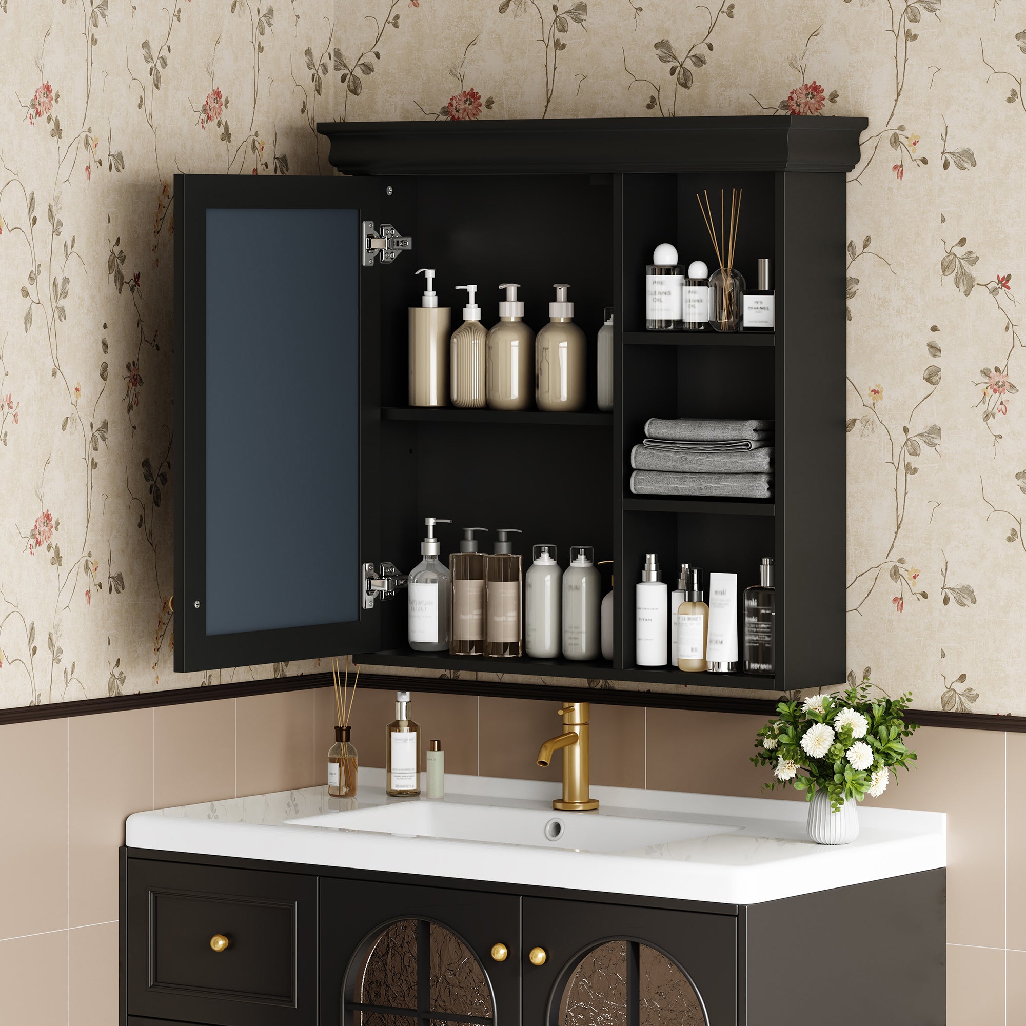 30'' x 28'' Bathroom Medicine Cabinet with Mirror