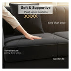 Mosharong 55" Sofa - Luxurious Velvet Seating