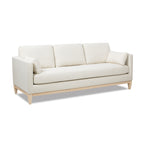 Knox 84" Modern Farmhouse Sofa, Flax