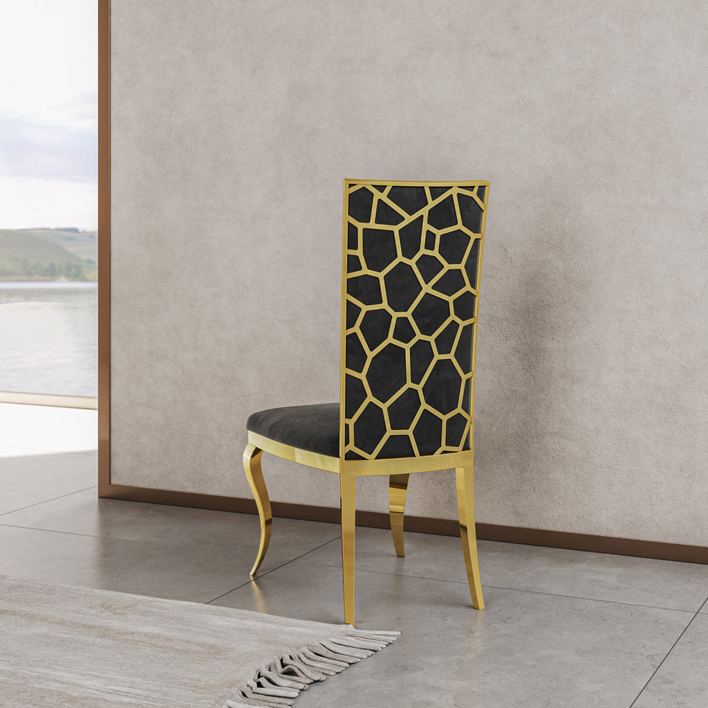 Contemporary Stainless Steel Dining Chair