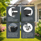 Dual Tier Staggered Elevated Metal Raised Garden Bed