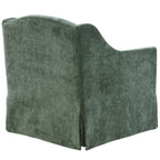 Luisa Skirted Swivel Accent Chair - Ivy