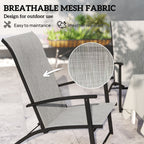Outsunny Folding Patio Chairs Set of 2