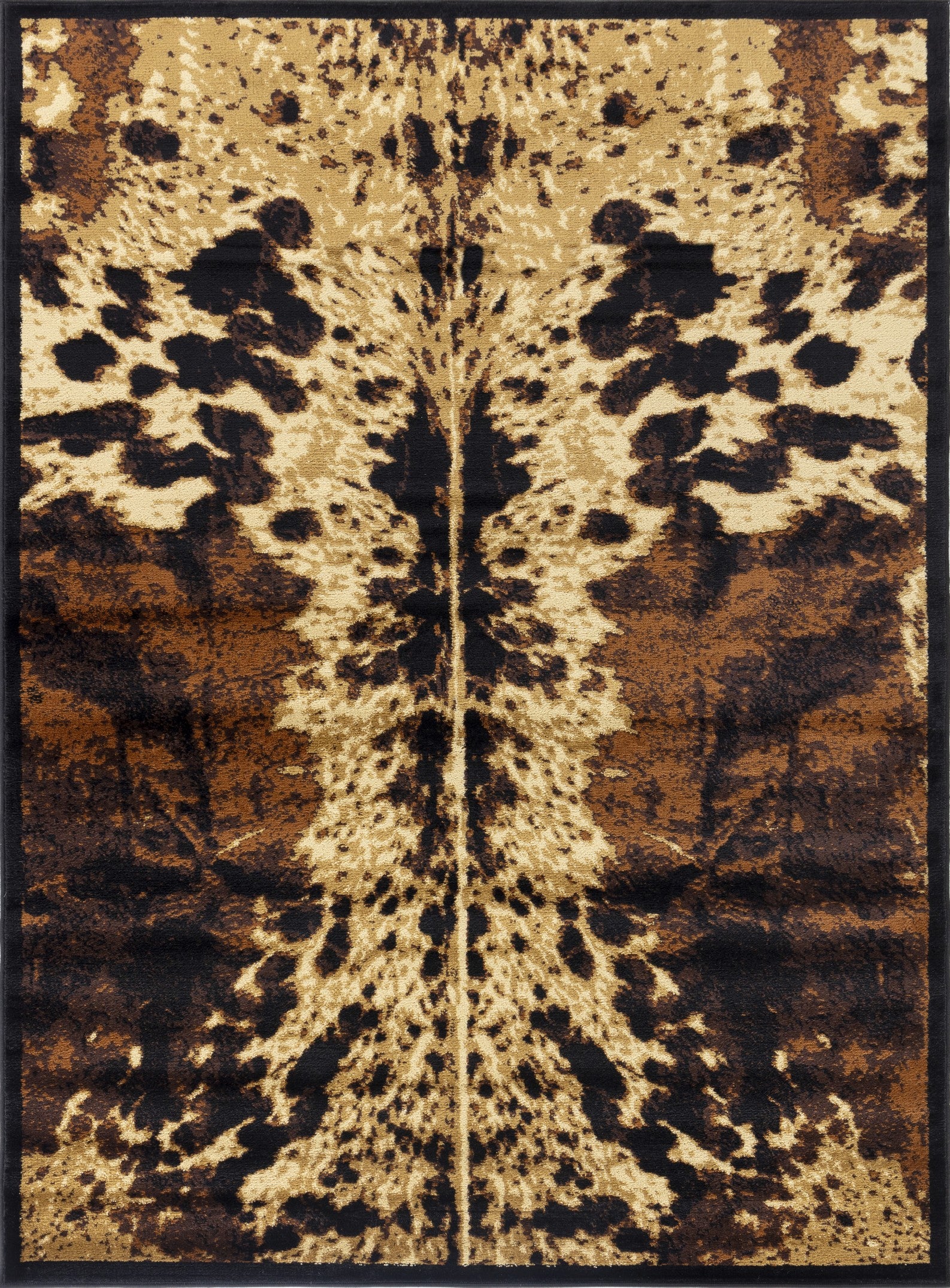 Tribes GC_YLS4008 Cowhide Design Accent Rug