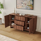 59.1" Buffet Sideboard with 2 Doors and 3 Drawers