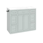 48" Mint Green Bathroom Vanity