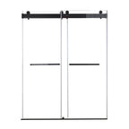48 Inches x 76 Inches Double Sliding Shower Door in Matte