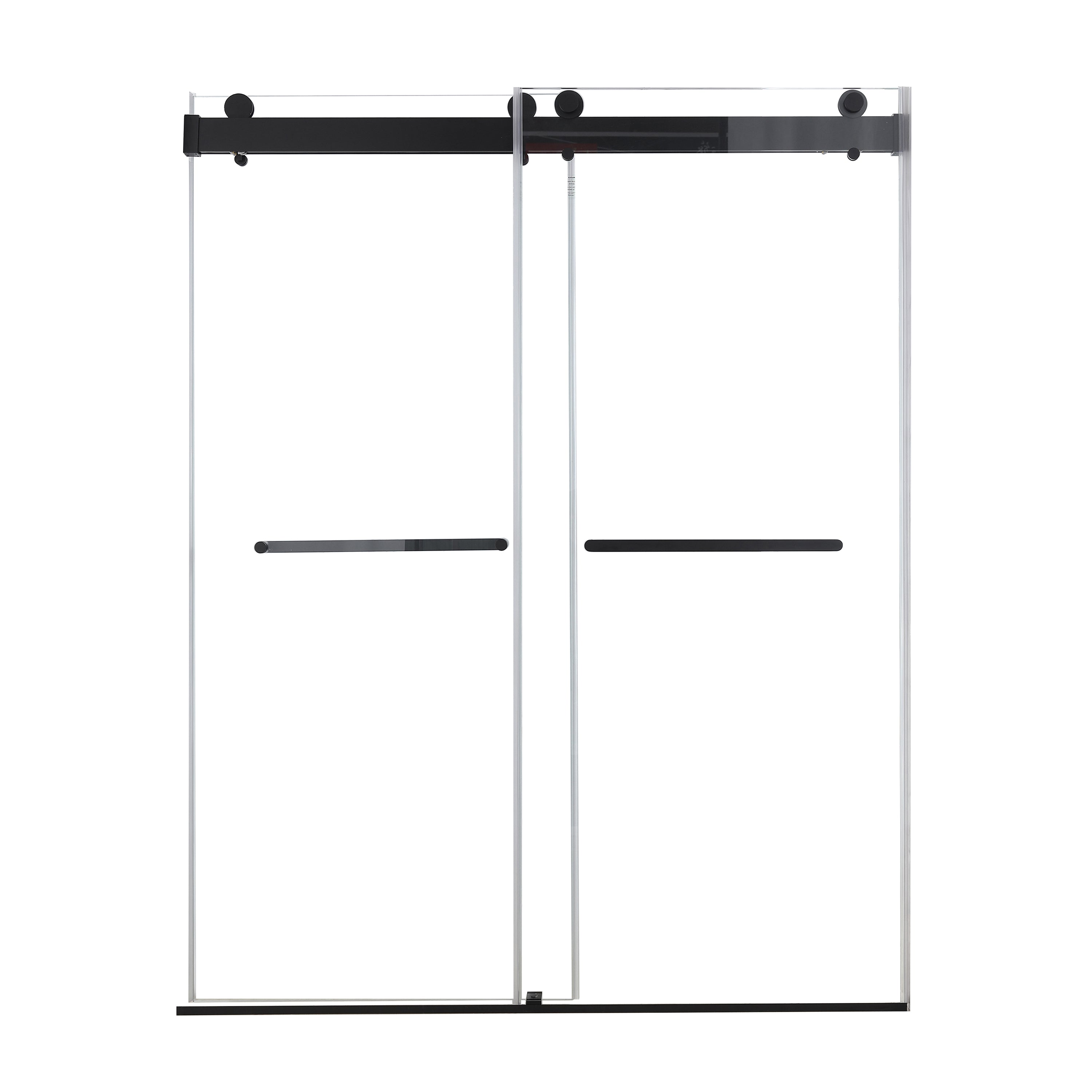 48 Inches x 76 Inches Double Sliding Shower Door in Matte