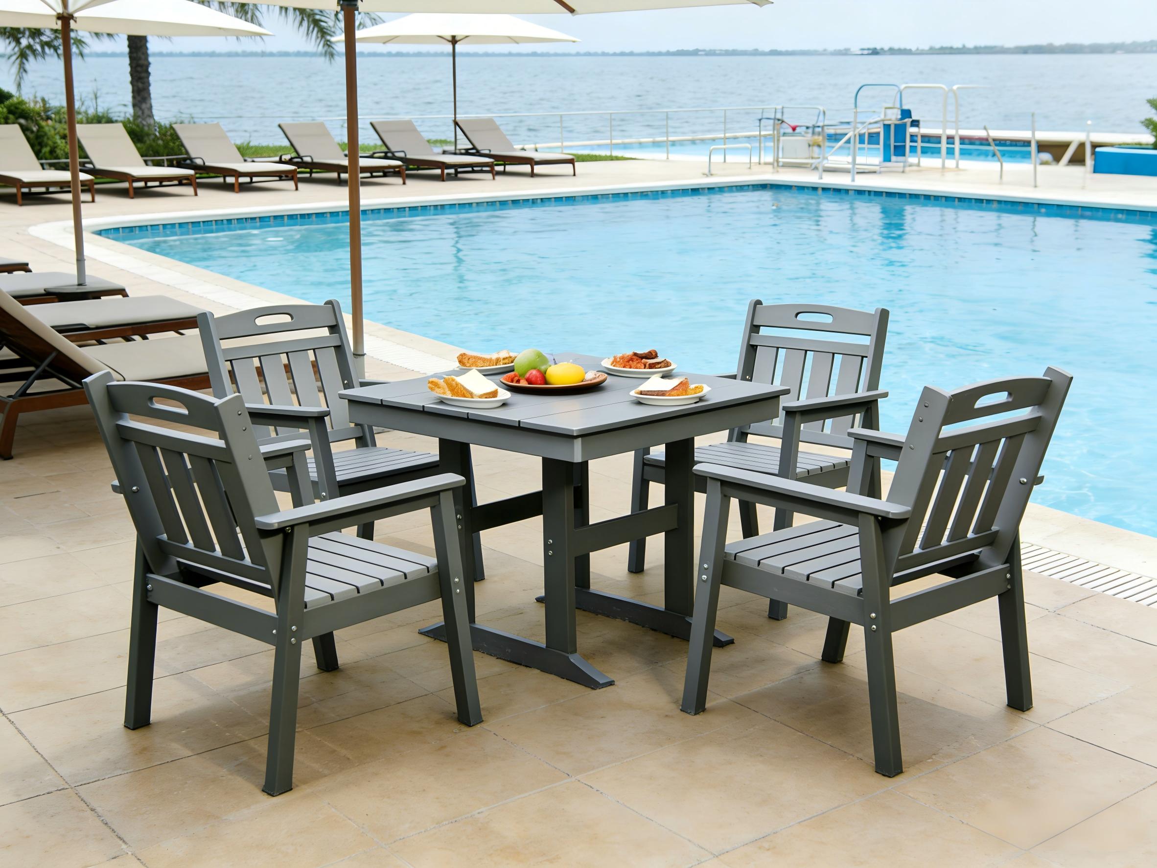 HDPE Outdoor Patio Dining Set